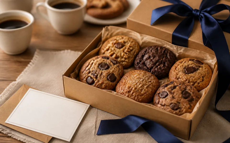 Cookie gifts visual representing Levain Bakery