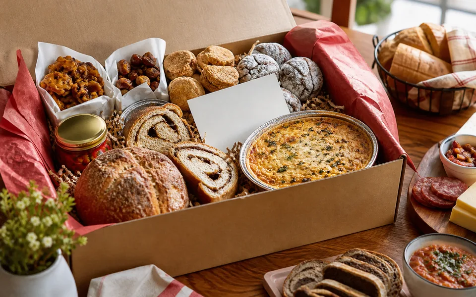 Iconic regional food gifts visual representing Goldbelly